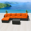 (6H)  Modern Wicker Patio Furniture Sofa Set
