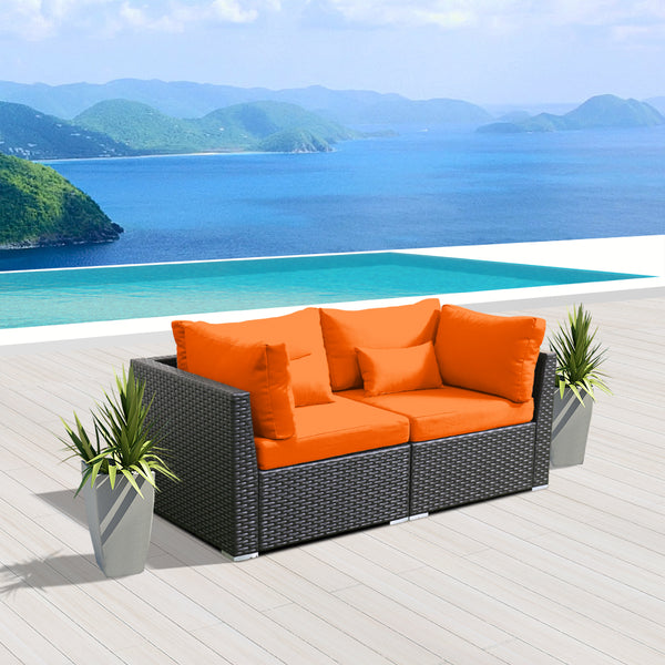 Replacement Cushion Covers for Modenzi sofa Sets - Modenzi  Wicker Patio Outdoor Sofa Sectional Furniture Set