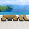 (9G) Modern Wicker Patio Furniture Sofa Set