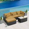 (5H) Modern Wicker Patio Furniture Sofa Set